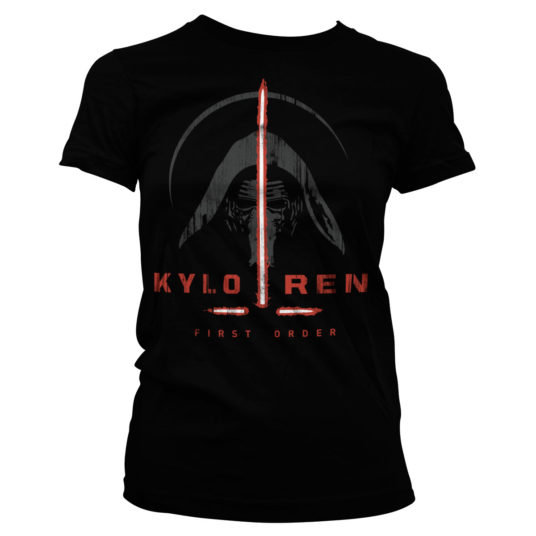 Sort Kylo Ren T-shirt til damer
