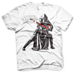 Hvid Star Wars Kylo Ren Pose T-Shirt
