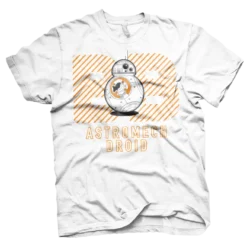 Hvid Star Wars BB-8 Astromech Droid T-Shirt