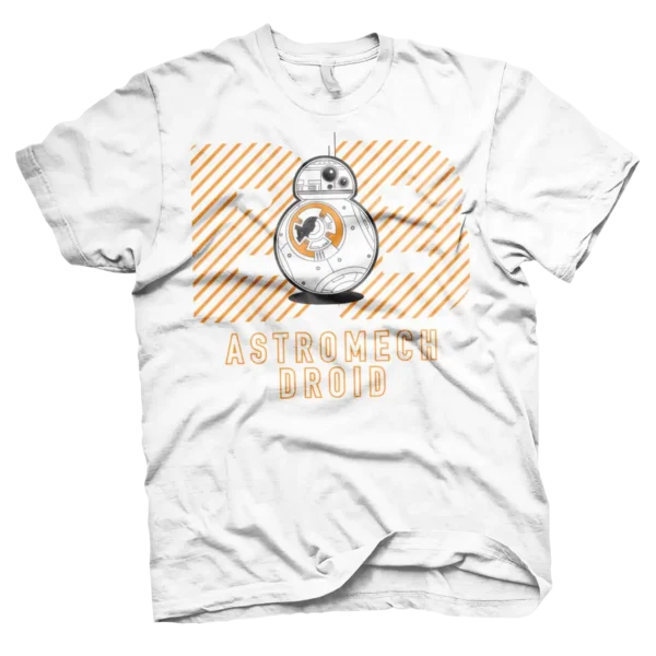 Hvid Star Wars BB-8 Astromech Droid T-Shirt