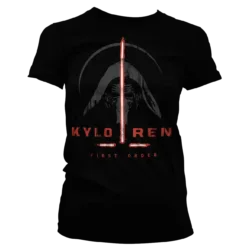 Sort Star Wars Kylo Ren First Order T-shirt Dame