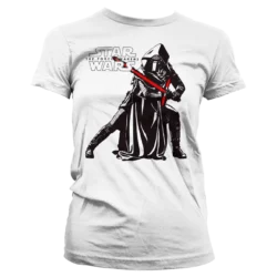 Hvid Kylo Ren T-shirt til damer