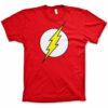 Rød The Flash Logo T-Shirt