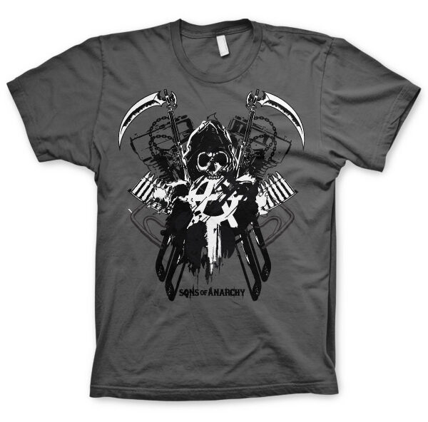 Koksgrå Sons Of Anarchy Reaper T-Shirt