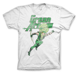 Hvid Green Arrow Distressed T-Shirt
