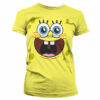 Gul SvampeBob Firkant T-shirt til damer