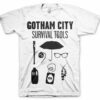 Hvid Gotham Survival Tools T-shirt