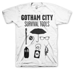 Hvid Gotham Survival Tools T-shirt