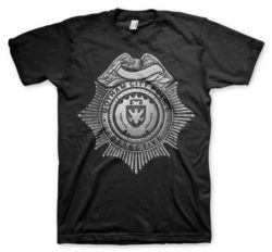 Sort Gotham Detective Shield T-shirt