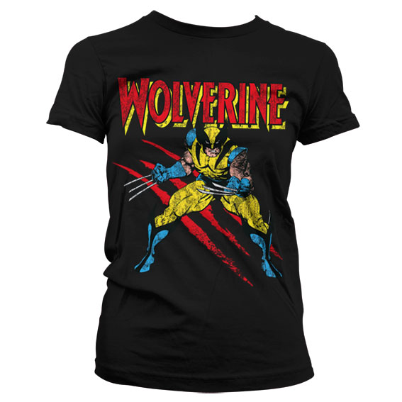 Sort Wolverine T-shirt til damer