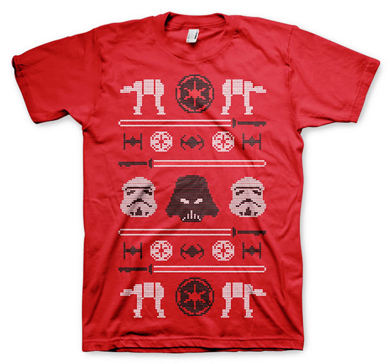 Rød Star Wars X-Mas Knit AT-AT T-Shirt
