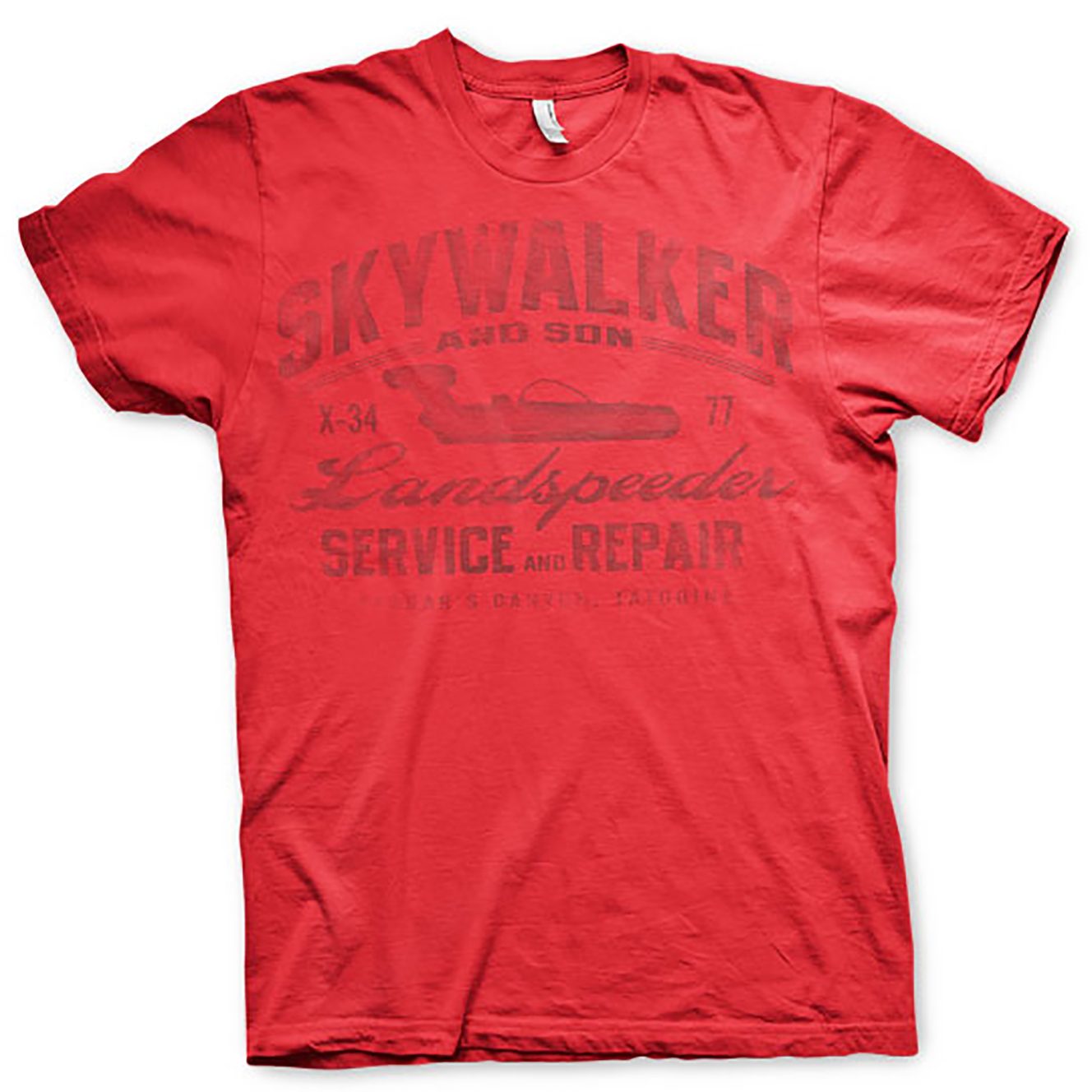 Rød Star Wars Skywalker And Son T-Shirt