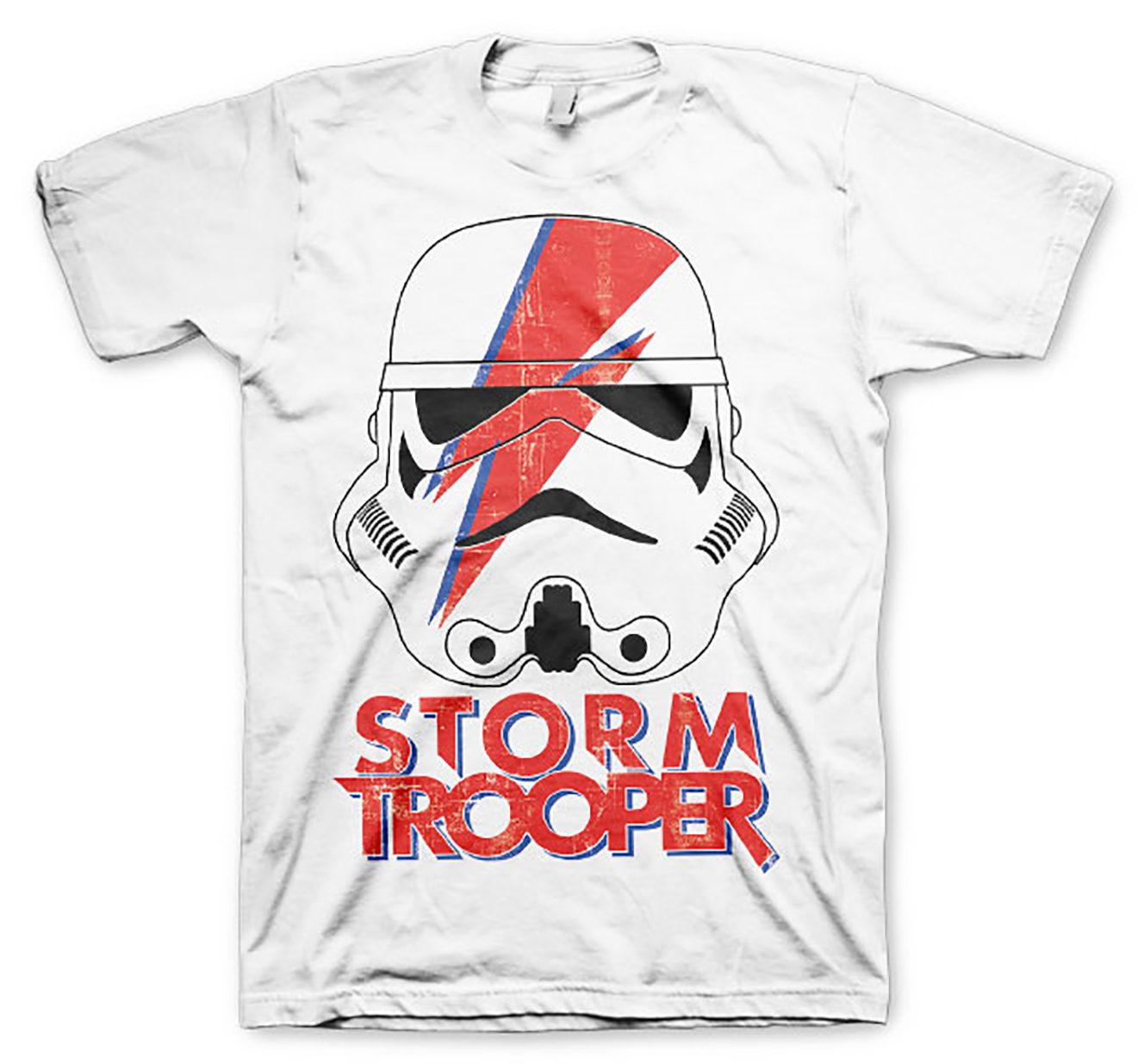Hvid Star Wars Ziggy Stormtrooper med tekst T-shirt