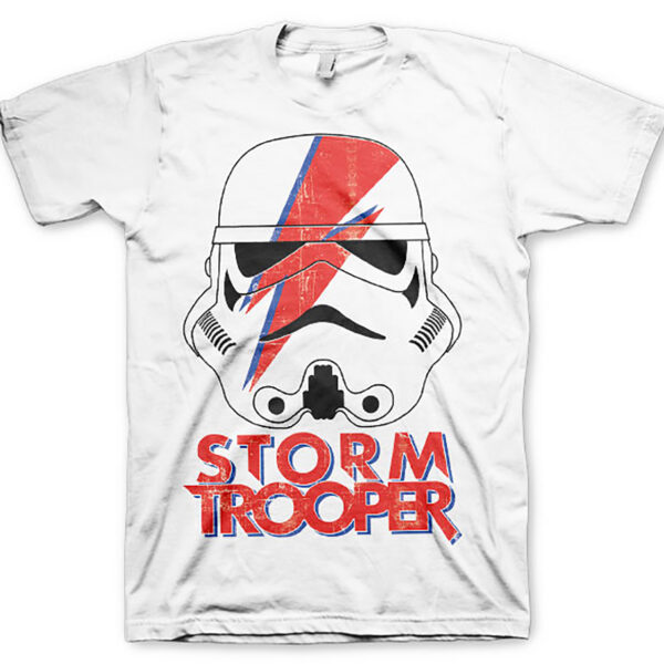 Hvid Star Wars Ziggy Stormtrooper med tekst T-shirt