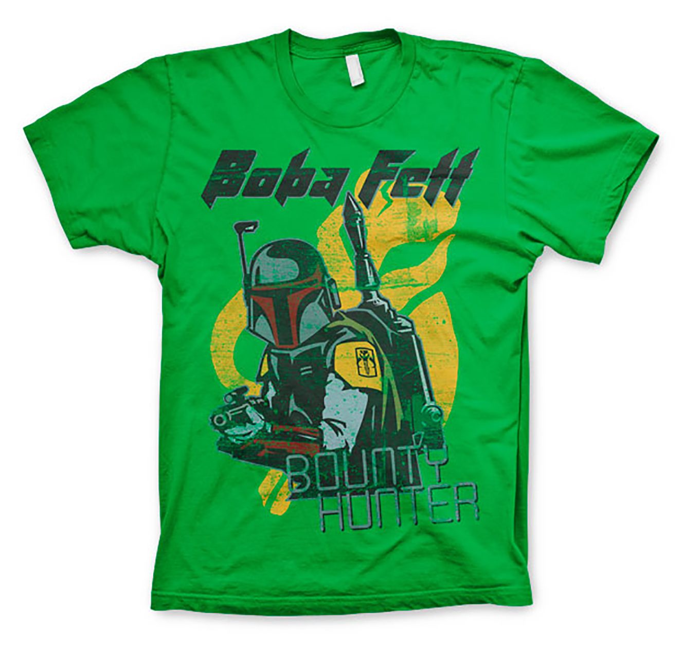 Grøn Star Wars Boba Fett T-shirt