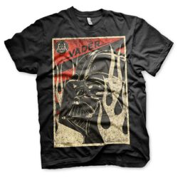 Sort Star Wars Darth Vader Flames T-shirt