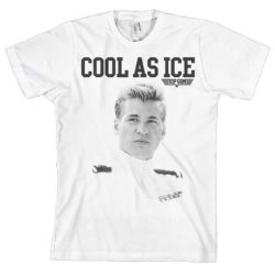 Hvid Top Gun Cool As Ice T-shirt