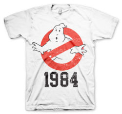 Hvid Ghostbusters 1984 T-shirt