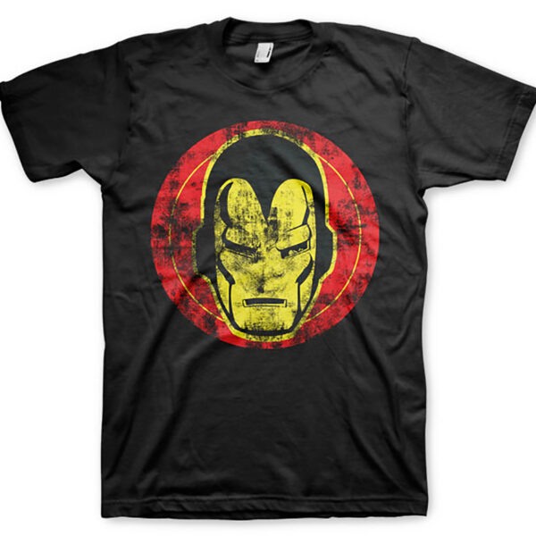 Sort Iron Man Helmet T-shirt