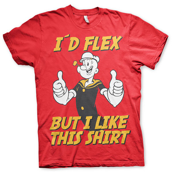 Rød Skipper Skræk I’d Flex T-shirt