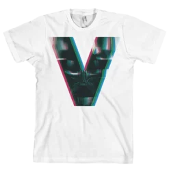 Hvid Star Wars Darth Vader T-shirt
