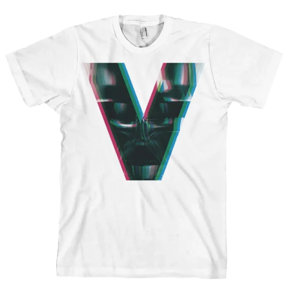 Hvid Star Wars Darth Vader T-shirt