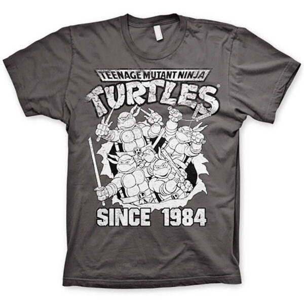 Koksgrå Turtles Since 1984 T-shirt