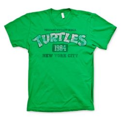 Grøn Turtles New York 1984 T-shirt