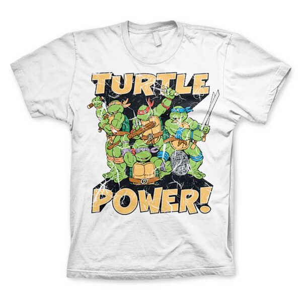 Hvid Turtles Turtle Power! T-shirt