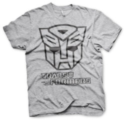 Grå Transformers Autobot Simple Logo T-shirt