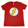 Rød The Flash Logo Børne T-Shirt