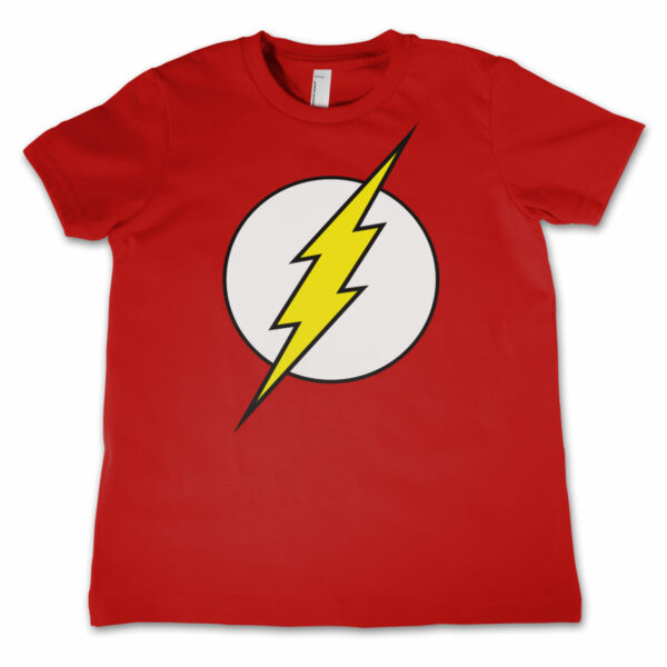Rød The Flash Logo Børne T-Shirt