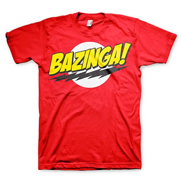 Rød Bazinga T-shirt