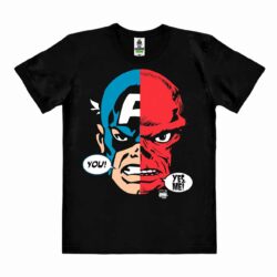 Sort Captain America Vs The Red Skull T-shirt