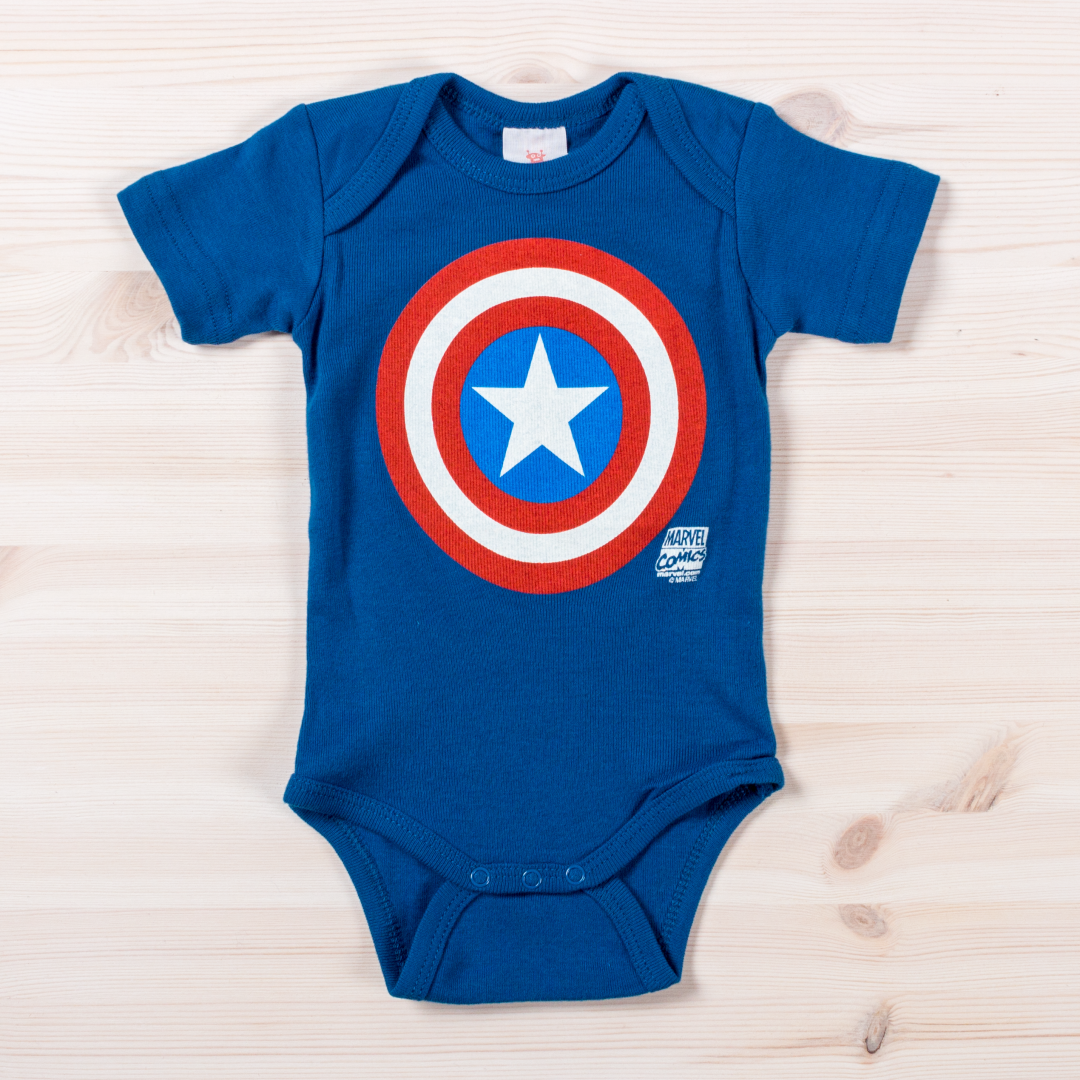 Captain America Logo Baby Body