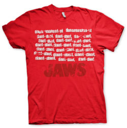 Rød JAWS Dant Dant T-shirt