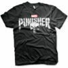 Sort The Punisher TV-Series logo T-shirt