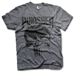 Mørk heather The Punisher TV-Series Big Skull T-shirt