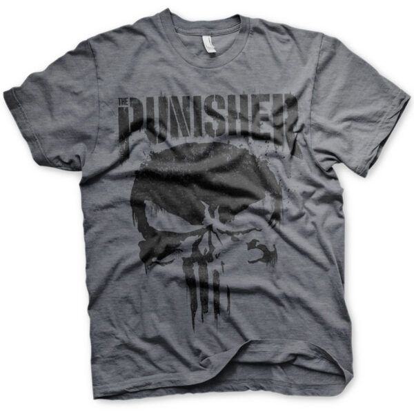 Mørk heather The Punisher TV-Series Big Skull T-shirt