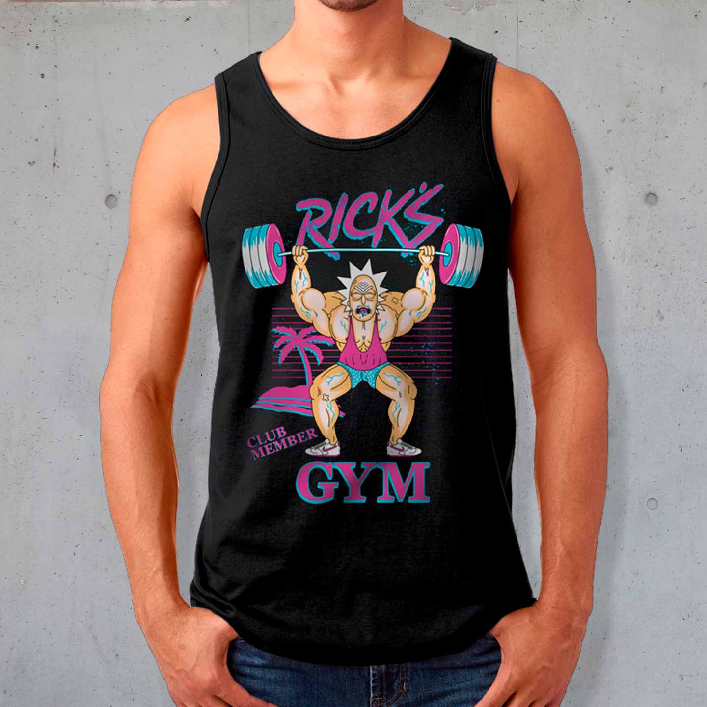 Rick And Morty Ricks Gym Tank Top