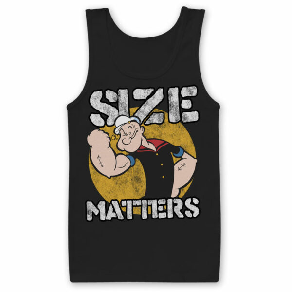 Sort Skipper Skræk Size matters Tank Top