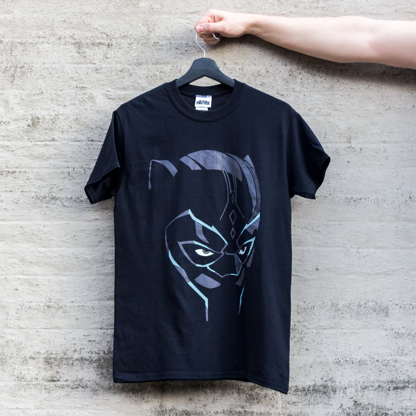 Black Panther Comic Face T-shirt