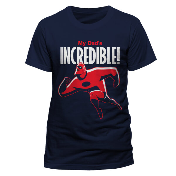 Navy Blue Incredibles My Dad’s Incredible T-shirt