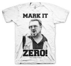 Hvid The Big Lebowski Mark It Zero T-shirt
