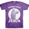 Lilla The Big Lebowski Nobody Fools The Jesus T-shirt