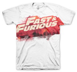 Hvid The Fast & The Furious Logo T-shirt