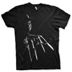 Sort Nightmare On Elm Street Freddy Krueger T-shirt