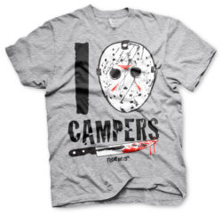Grå Friday The 13th I Jason Campers T-shirt