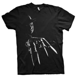 Sort Nightmare On Elm Street Freddy Krueger T-shirt