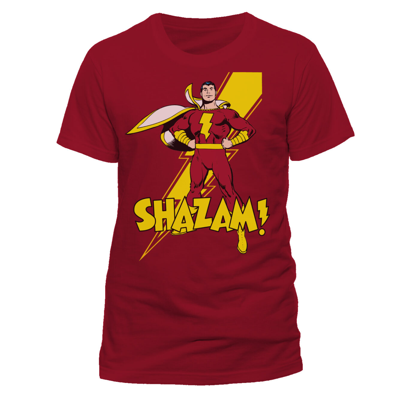 Rød Shazam! T-shirt